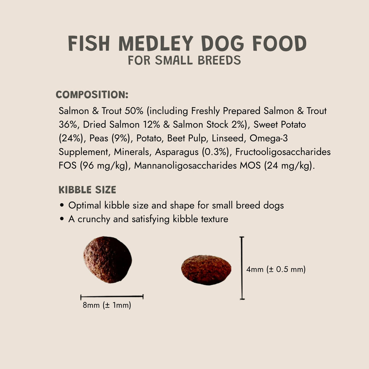 Fish Medley Small Breed Grain-Free Dry Dog Food
