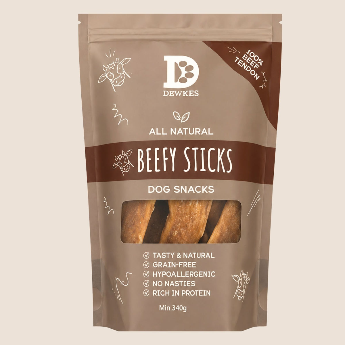 Beefy Stick Dog Treat 340g Bumper Packs