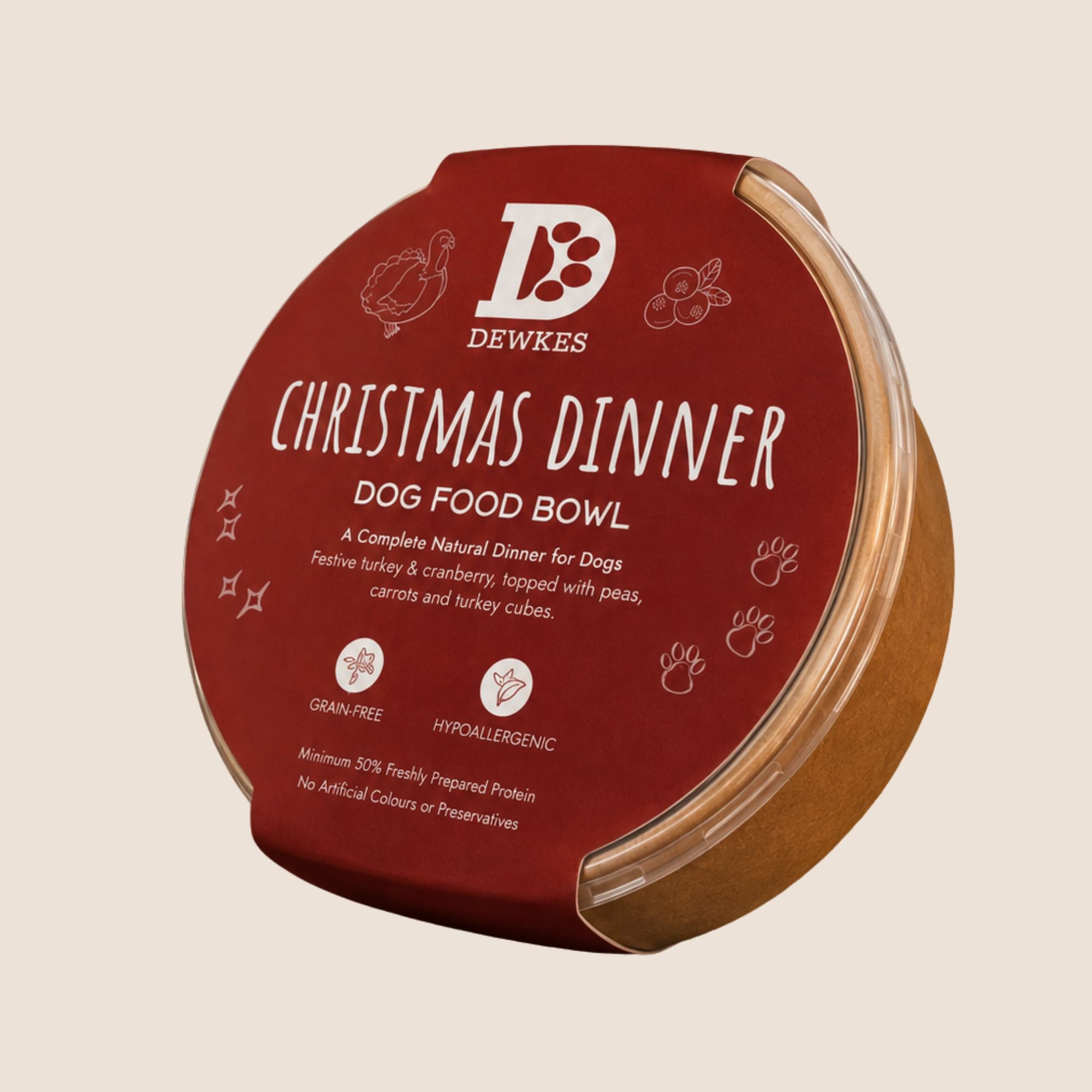 Christmas Dog Dinner Bowls x 10