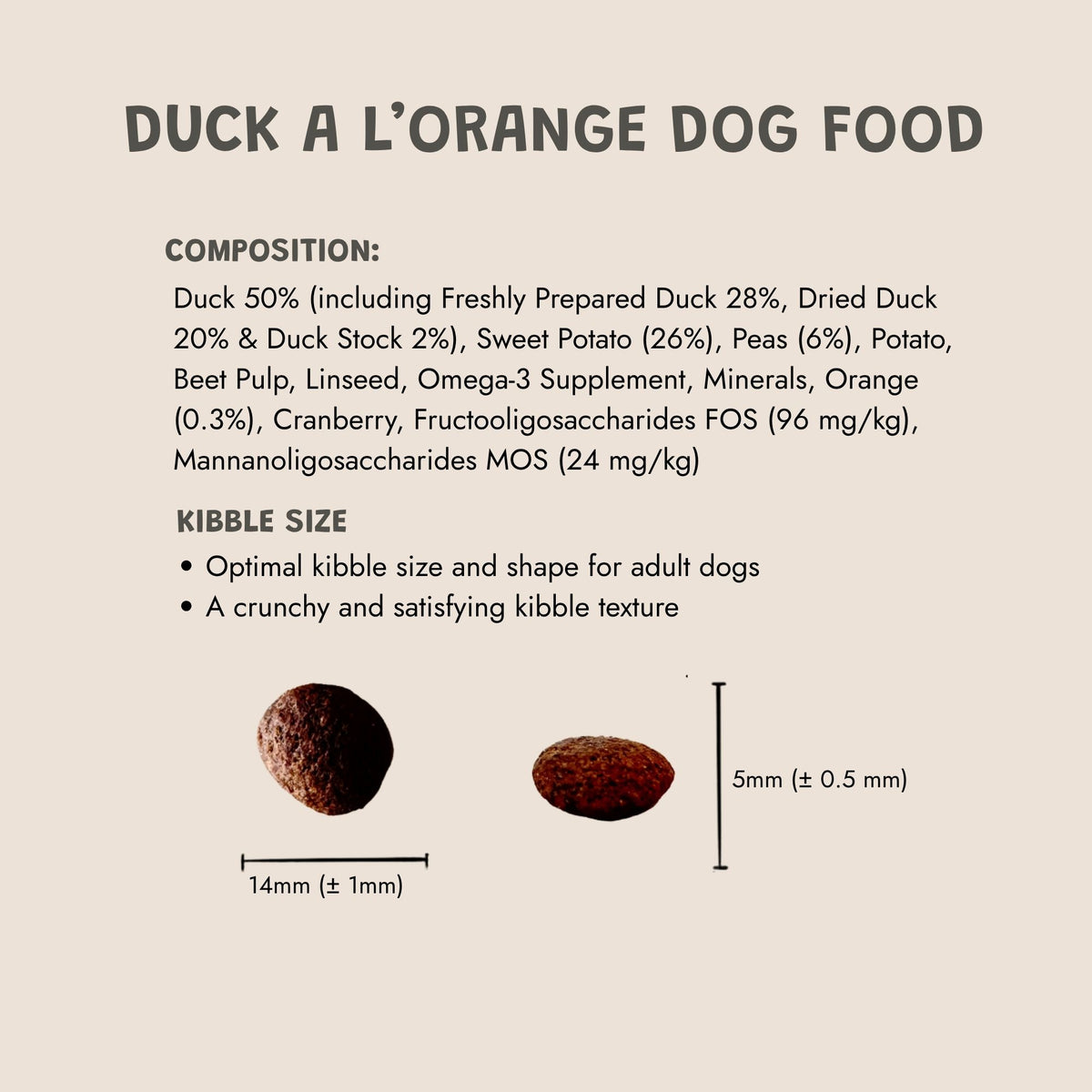 Duck A L'Orange Grain-Free Dry Dog Food