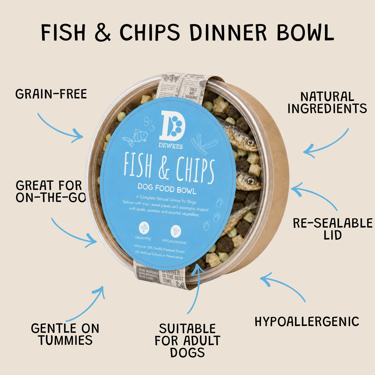 Fish & Chips Dinner Bowls x 10