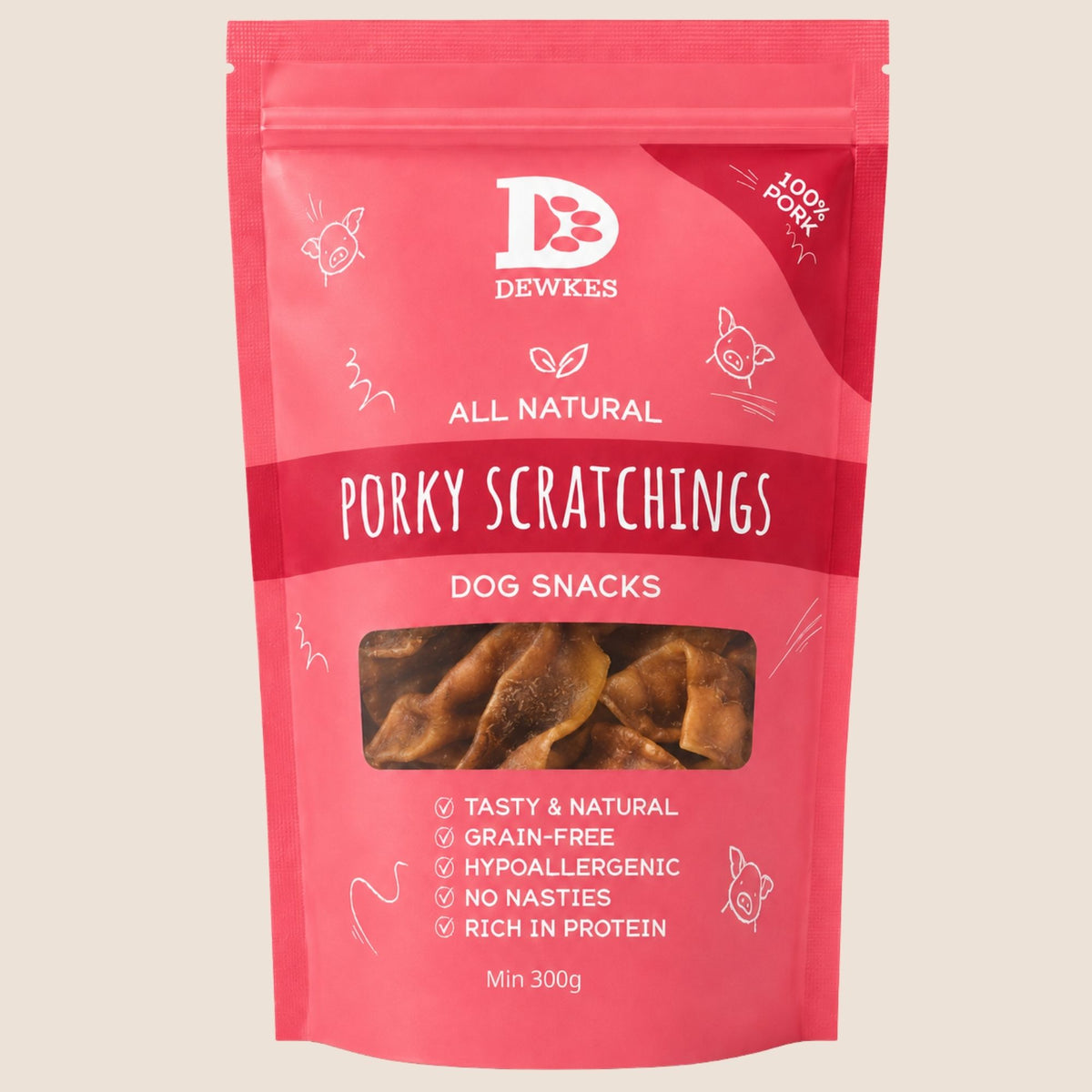 Porky Scratchings Dog Treat Bumper Packs
