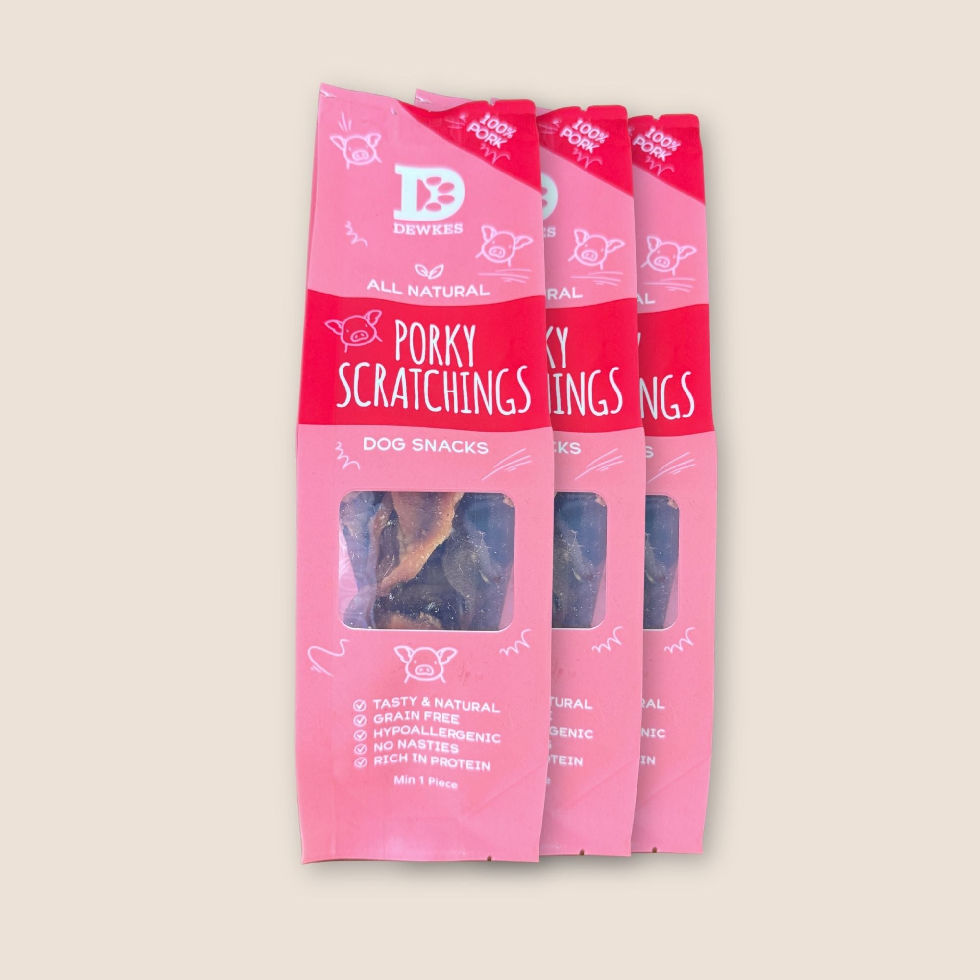 Porky Scratchings Dog Treat - Trade Multipacks