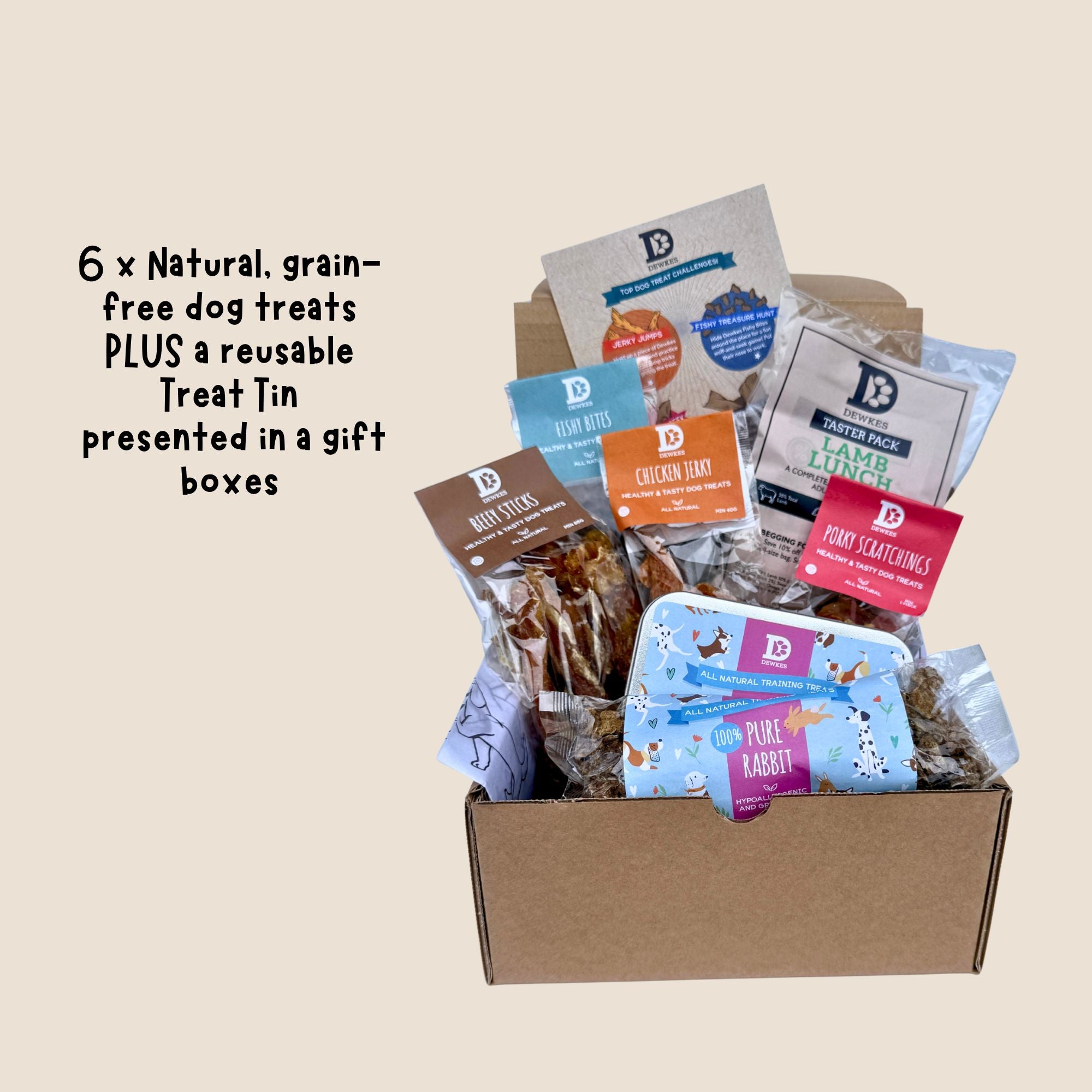 The Celebration Dog Treat Gift Box (Pack of 4)