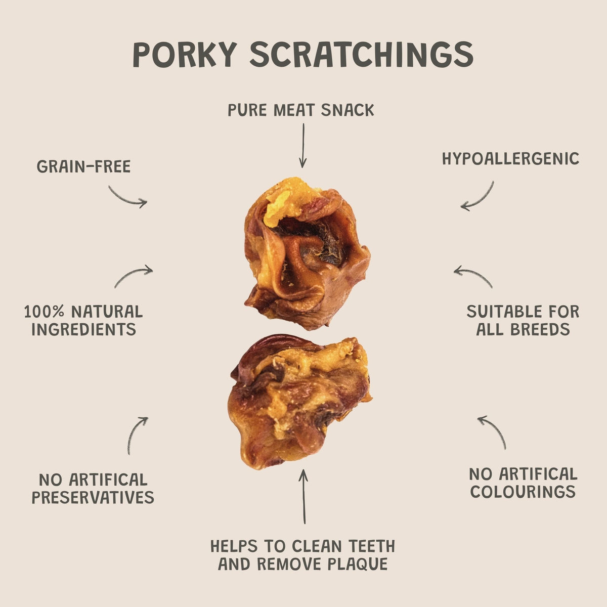 Porky Scratchings Dog Treat Bumper Packs